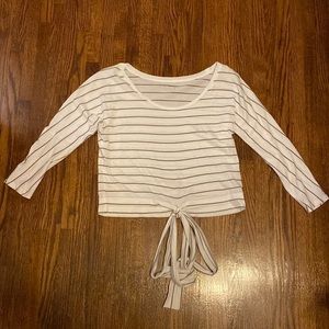 ABLE XS front tie shirt